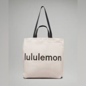 Lululemon double handle canvas tote